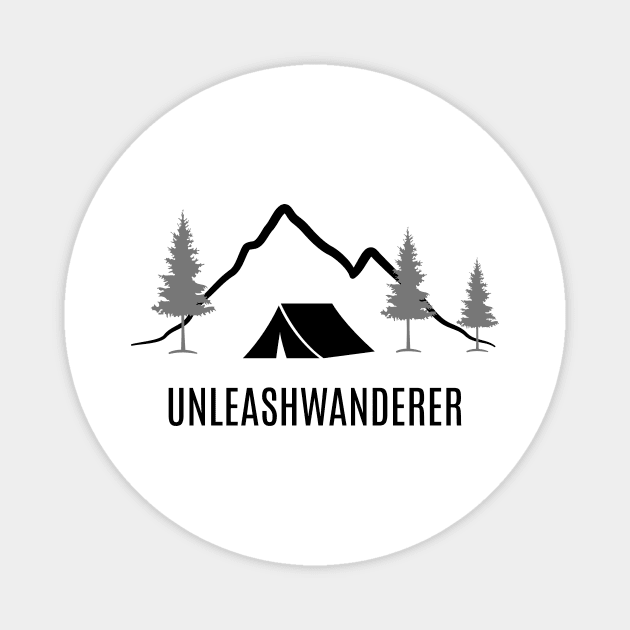 Unleast Wanderer, Solo Travel Magnet by InF